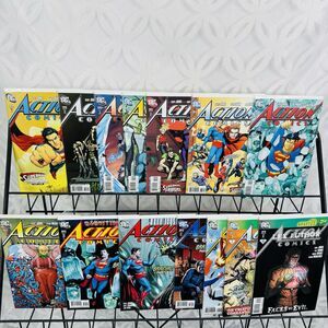 Superman Action Comics 858-866 868-869 871-873 Lot Geoff Johns Vs Brainiac